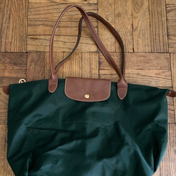 hunter green longchamp
